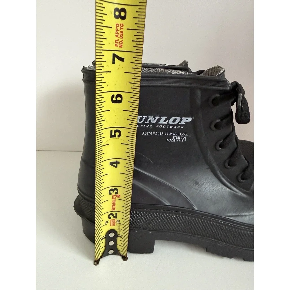 Dunlop Protective Footwear Steel‎ Toe Lace Up Boots Men's size 6